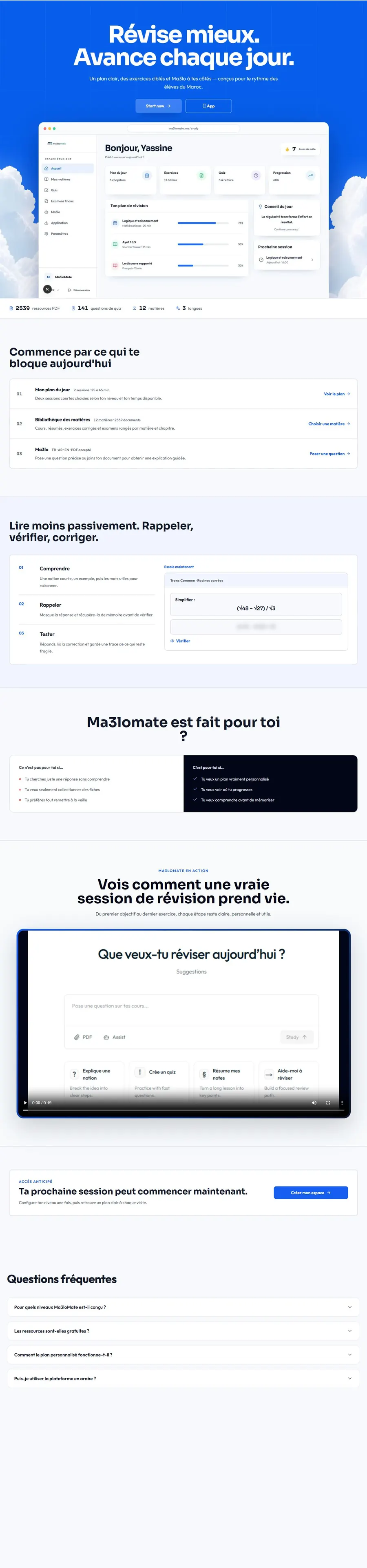 Ma3loMate website design by Webloom